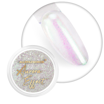Pyłek do paznokci Aurora Mirror Allepaznokcie Mist 0,3 g Nr 6