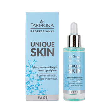 Serum do twarzy nawilżające z peptydami Farmona Unique Skin 30 ml