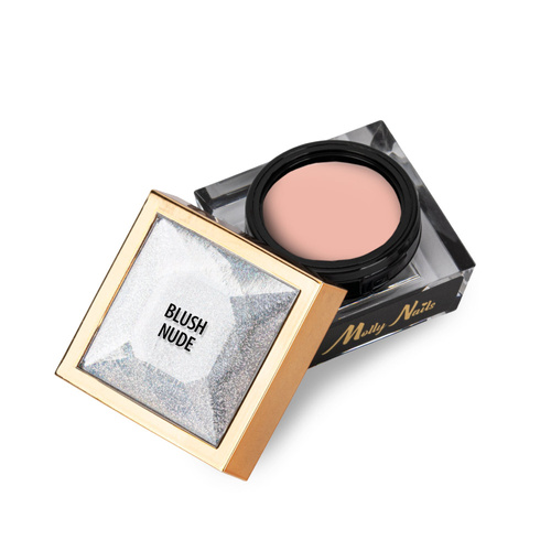 10+1gratis Creative Flow Color Gel  - kreatywny NailArt żel do efektu topniejących, miękkich wzorów Molly Nails Blush Nude HEMA/Di-HEMA free 5 g
