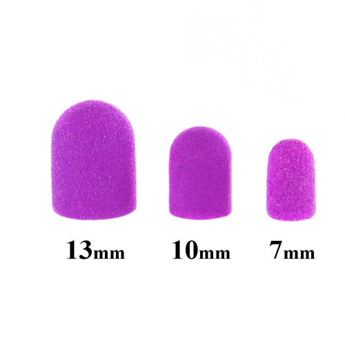 Kapturki do pedicure 7 mm gradacja 180 100szt ABS Podo Allemed Fioletowy Purple