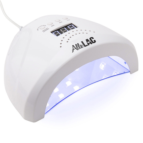 Lampa do paznokci dual UV/LED 48W AlleLac do lakierów hybrydowych żeli i akrylożeli biała 1S