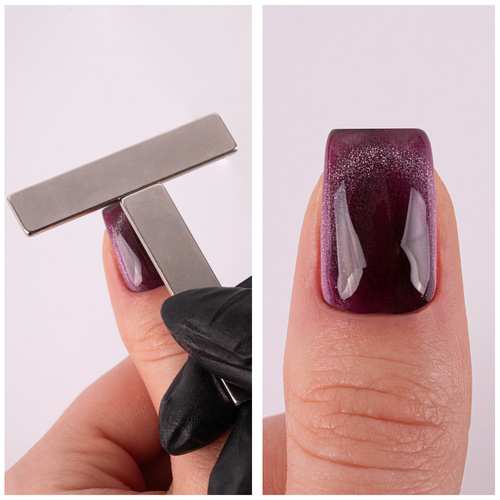 Mocny magnes magnetyzer do kociego oka cat eye mały precyzyjny 50x10x2mm