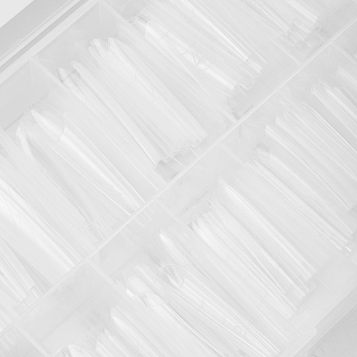 50sztuk Podwójne kanapkowe dual formy do budowy paznokci Sandwich dual forms trumienka 15 rozmiarów 240 szt