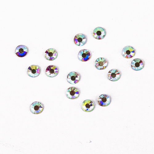 Cyrkonie do paznokci szklane SS10 Crystal AB ok.50 szt.