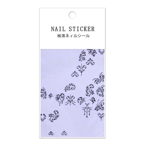 Naklejki do paznokci cienkie samoprzylepne wzory ornamenty F566