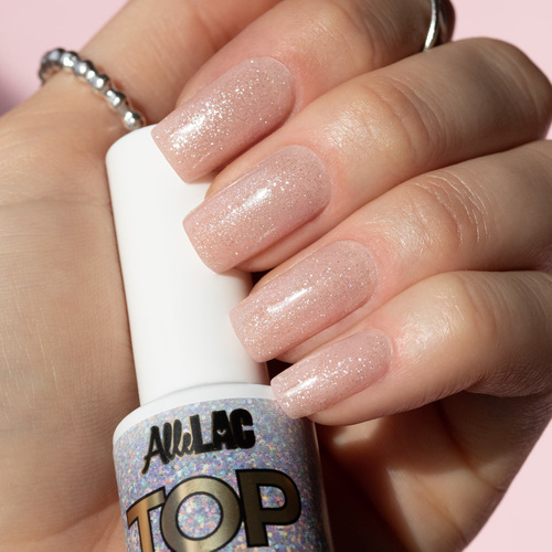 Top Glam Shine no wipe AlleLac Silver 7g