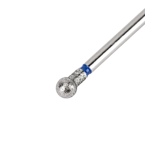 Frez diamentowy kulka 4 mm niebieski średni