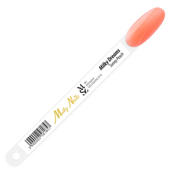Wzornik patyczek Milky Dreams Gel Sunny Peach by Monika Szlósarczyk Molly Nails