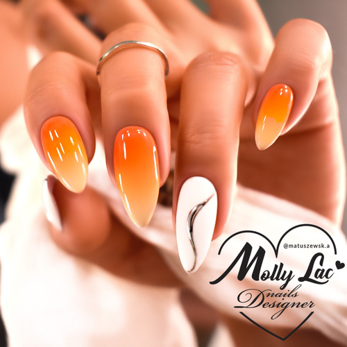 Pigment neonowy do paznokci w proszku słoiczek neon uv pigment 0,6 g Nr 04