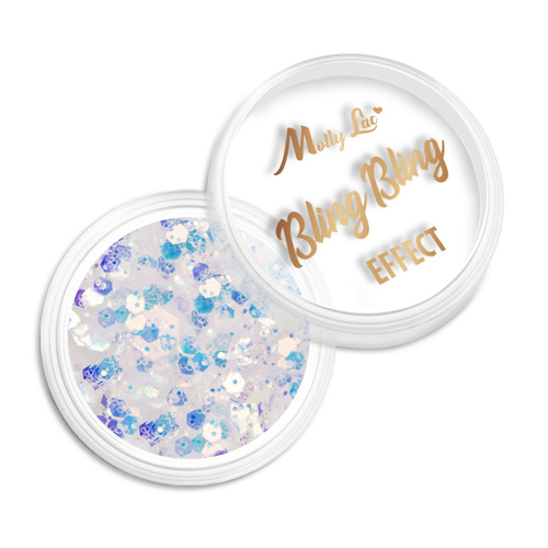 Pyłek do paznokci MollyLac Bling Bling Effect 1 g Nr 10
