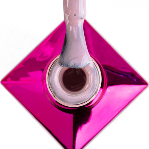 Lakier hybrydowy MollyLac Wedding Yes, I Do Transparent glitter pink 10g Nr 23