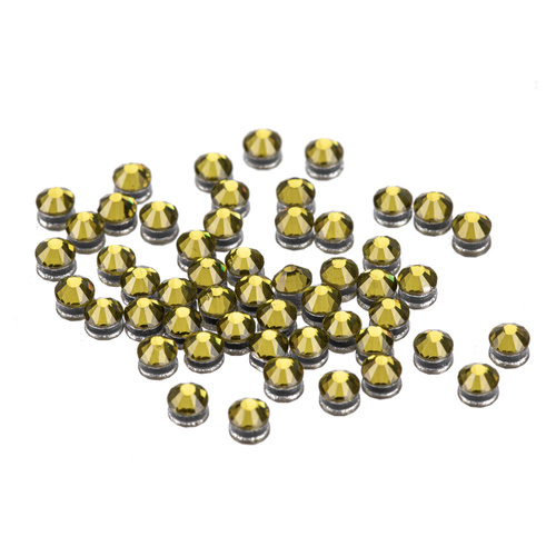 Cyrkonie do paznokci szklane SS10 Olivine ok.50 szt.