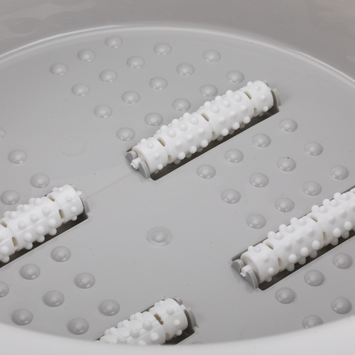 Miska brodzik do pedicure z masażerem jasny beżowy