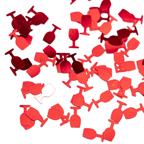 Ozdoba do paznokci kieliszki czerwone Molly Nails 2g