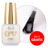 10+1gratis Top 3d Expert Pro Salon MollyLac top do lakierów hybrydowych z przemywaniem Clear 15g