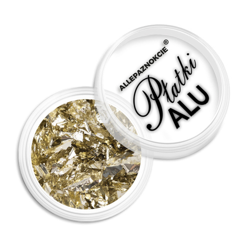 Pyłek do paznokci metaliczne Płatki Alu Allepaznokcie 0,2 g Nr 7