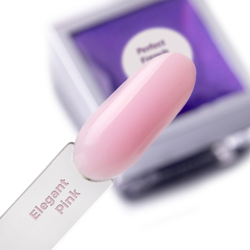 Żel budujący do paznokci samopoziomujący self leveling builder gel led/uv Perfect French Elegant Pink HEMA/Di-HEMA Free 50g