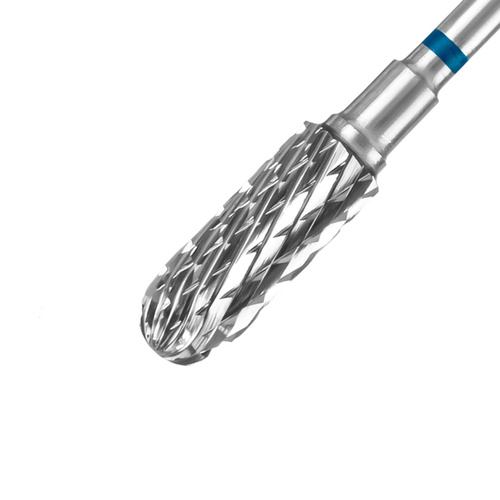 Frez z węglika spiekanego zaokrąglony walec niebieski Staleks Expert 5/13mm