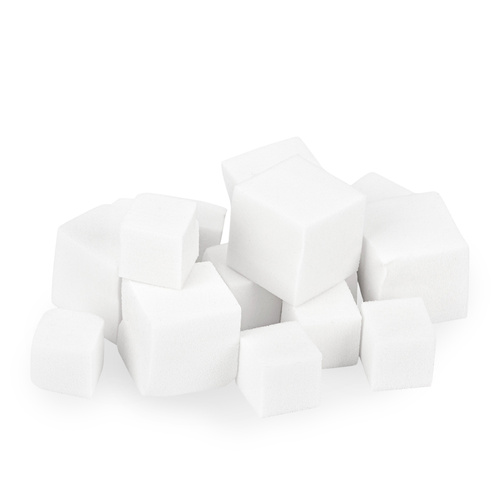 Zestaw mini gąbek do zdobień ombre babyboomer Molly Nails mix rozmiarów 50 sztuk