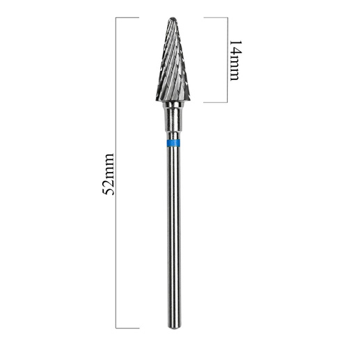 Frez z węglika spiekanego stożek niebieski Staleks Expert 6/14mm