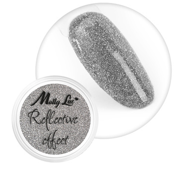 Pyłek do paznokci MollyLac Reflective Effect 1 g Nr 1