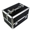 Kuferek kosmetyczny M na lakiery czarny gładki