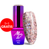 5+1gratis Lakier hybrydowy brokatowy MollyLac Born To Glow Dare to Shine 10 g Nr 577