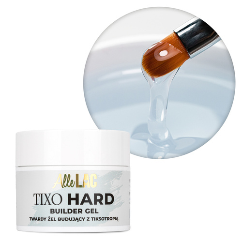 Żel budujący z tiksotropią AlleLac Tixo Hard Builder Gel Clear 45g