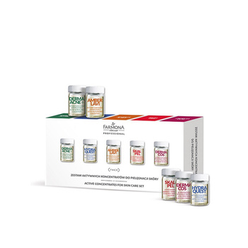 Zestaw aktywnych koncentratów do pielęgnacji skóry Farmona 10x5 ml