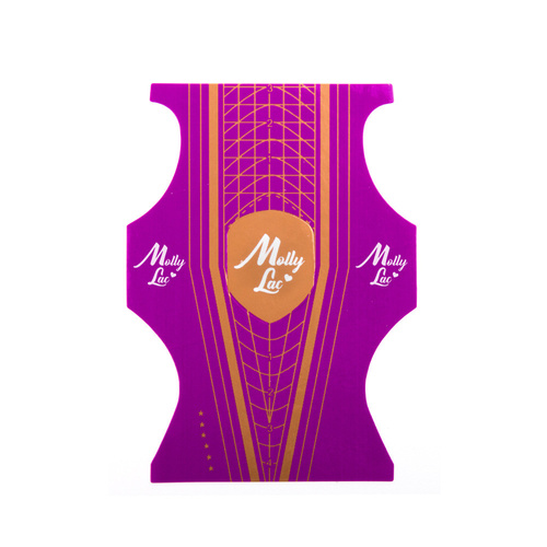 Szablony formy do paznokci duo dwustronne szpic MollyLac 500 szt