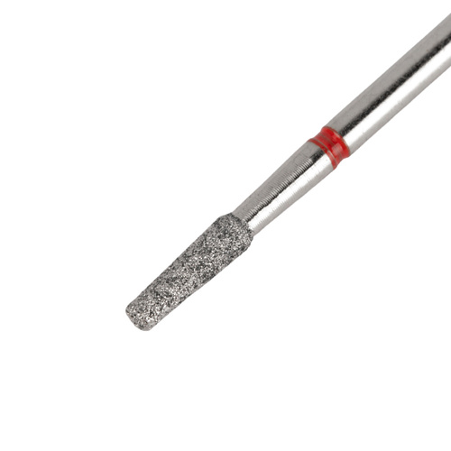 Frez diamentowy stożek ścięty czerwony delikatny