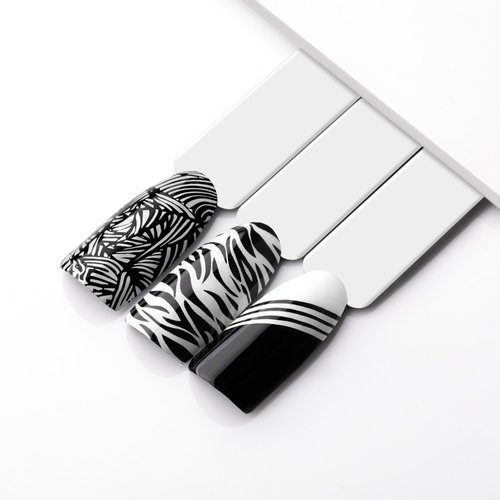  Lakier do stempli i stampingu AlleLac Nail Stamping Polish czarny black 7ml