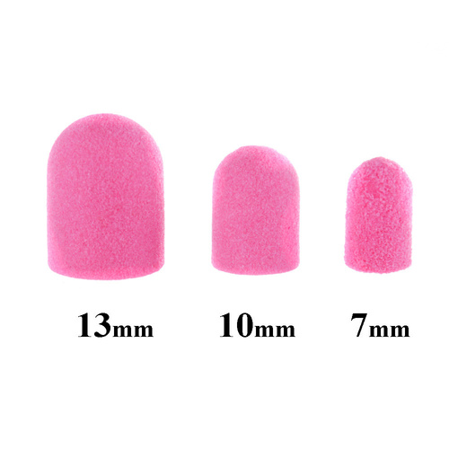 Kapturki do pedicure 7 mm gradacja 150 100szt ABS Podo AlleMed Różowy Pink
