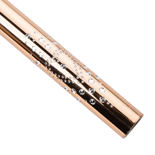 Pędzelek do żelu owalny metalowy No Name Nr 4