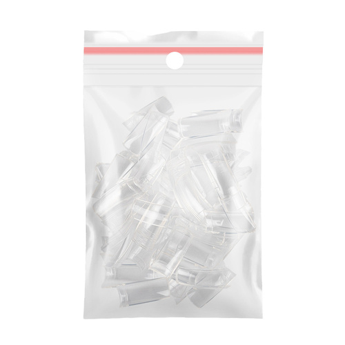 Tipsy szklane krótka kieszonka uzupełnienie rozmiarów nr 2. 60 szt.