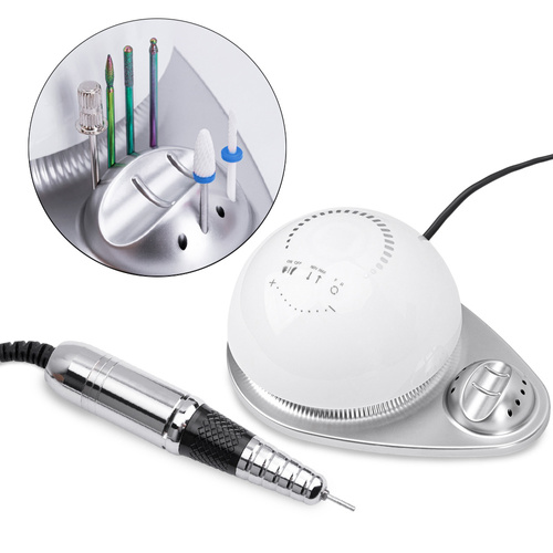 Frezarka do paznokci 68W No Name do manicure pedicure biała M21 50 000 obrotów