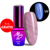 5+1gratis Lakier hybrydowy świecący w ciemności MollyLac Night Glowing Higher Love HEMA/Di-HEMA Free 10g Nr 673