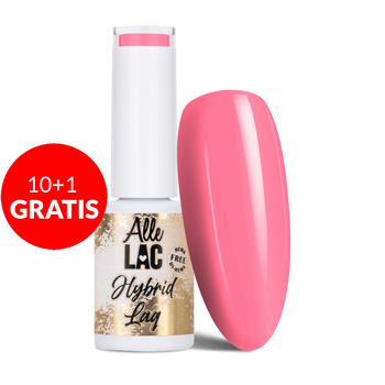 10+1gratis Lakier hybrydowy nasycona pigmentacja AlleLac Limited Edition HEMA/Di-HEMA Free 5g Nr 211