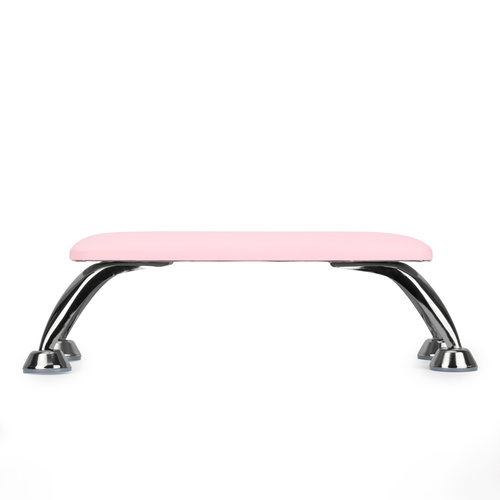 Podpórka do manicure na srebrnych nóżkach AlleLac różowa