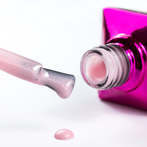 10+1gratis Baza kauczukowa elastyczne paznokcie S.O.S. Antidotum Molly Nails Sparkling Mousse 10g