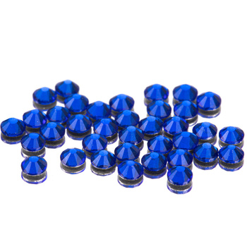 Cyrkonie do paznokci szklane SS10 Saphire ok.50 szt.