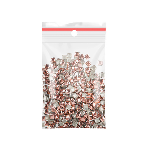 ShinePins gładkie ćwieki błyskotki ozdoby do paznokci kwadratowe large NTN Premium Nr 4 5g