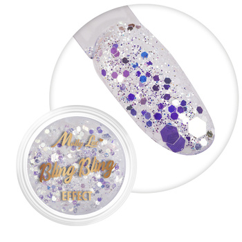 Pyłek do paznokci MollyLac Bling Bling Effect 1 g Nr 02