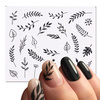 Naklejki wodne do paznokci rośliny STZ-810