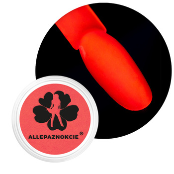 Pigment neonowy do paznokci w proszku słoiczek neon uv pigment 0,6 g Nr 07