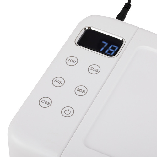 Lampa do paznokci z podpórką UV/LED 168W No Name do lakierów hybrydowych żeli i akrylożeli biała Z22