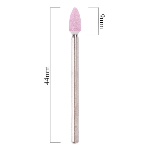 Frez kamienny owalny mały różowy Nr 8