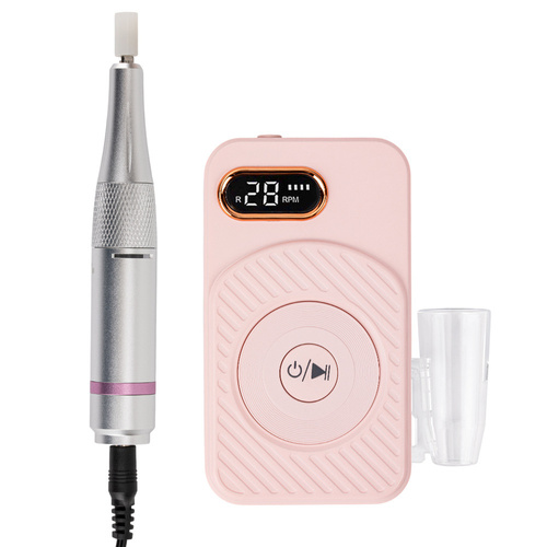 Frezarka do paznokci 50W No Name do manicure pedicure różowa 110 45 000 obrotów