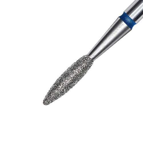 Frez diamentowy płomyk niebieski Staleks Expert 2,1/8mm