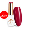 5+1gratis Lakier hybrydowy Molly Nails Hearts & Kisses Rowanberry Coral HEMA/Di-HEMA Free 8g Nr 194